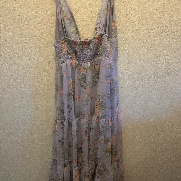 LULUs Floral Lavender Maxi Dress - Picture 8 of 8